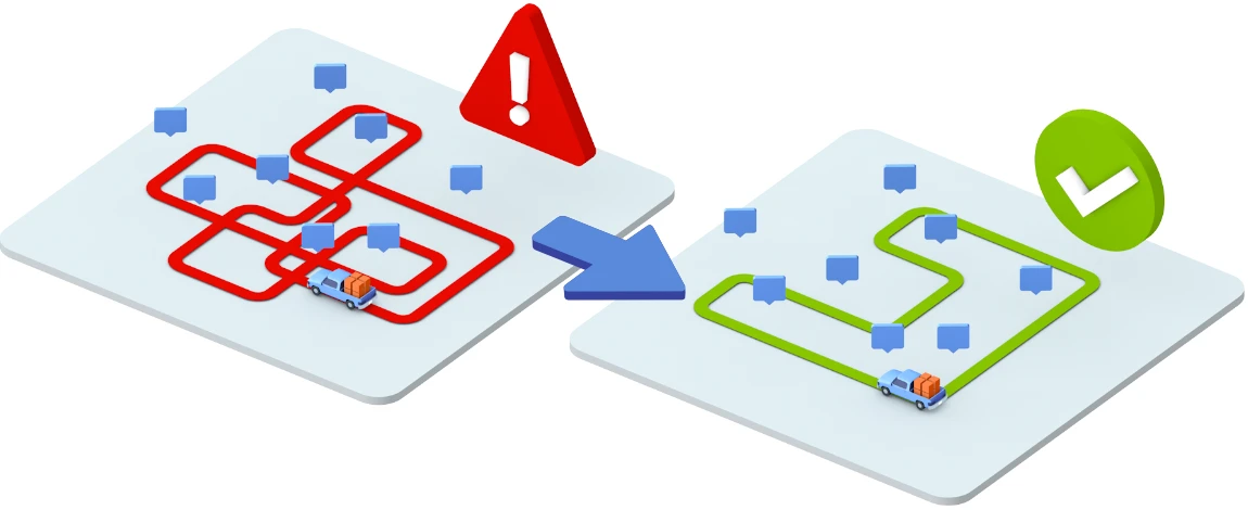 Sloppy, old, bad routes