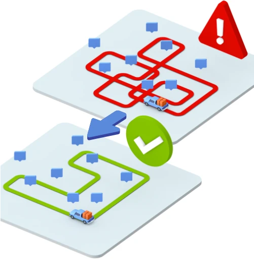 Optimized, new, highly efficient routes