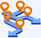 Optour's AI-plus technology automatically creates as few optimal routes as necessary.